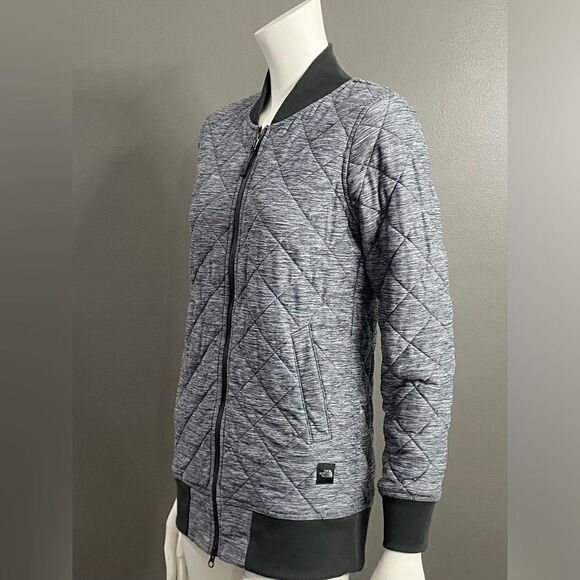 The North Face Mod Insulated Bomber Jacket Women's Gray Size XS/TP - Picture 3 of 10